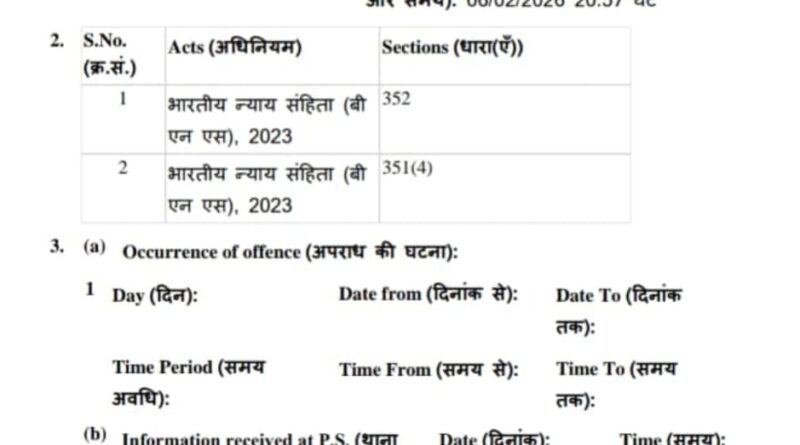 पत्रकार को धमकाने व अवैध वसूली मांगने वाले के खिलाफ मुकदमा दर्ज